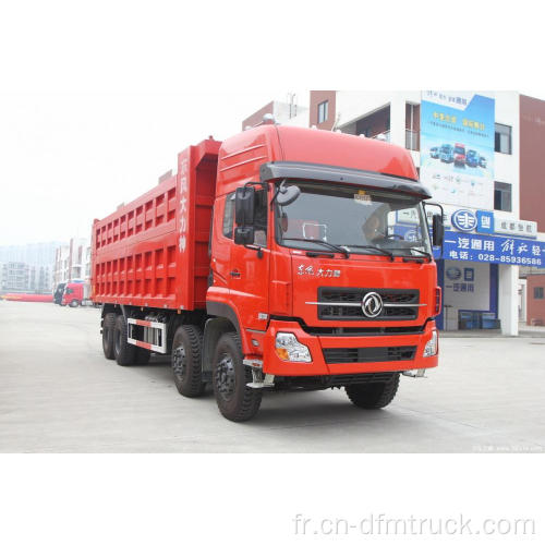 Camion à benne basculante Dongfeng de grande capacité de chargement 8x4